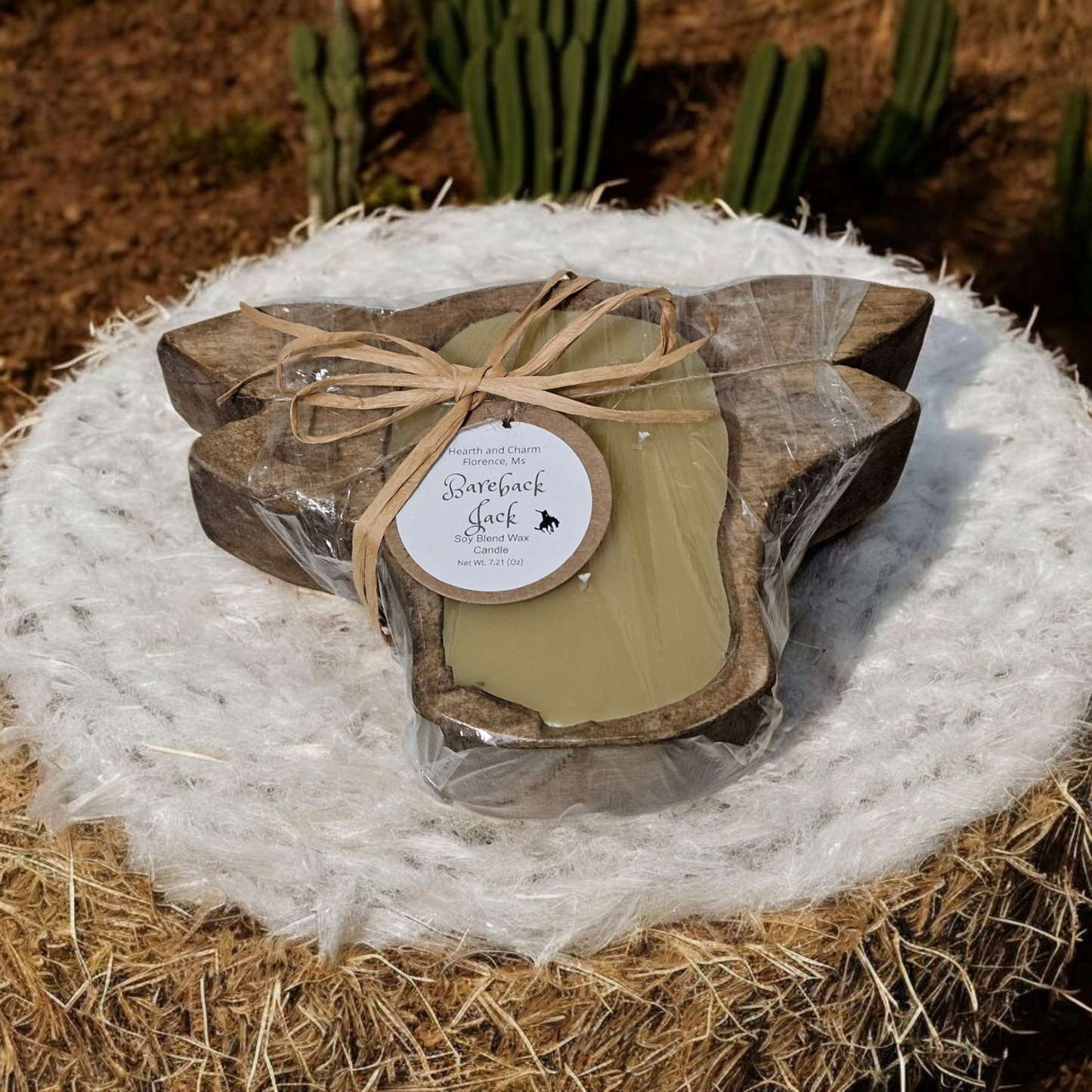Bareback Jack Wood Candle