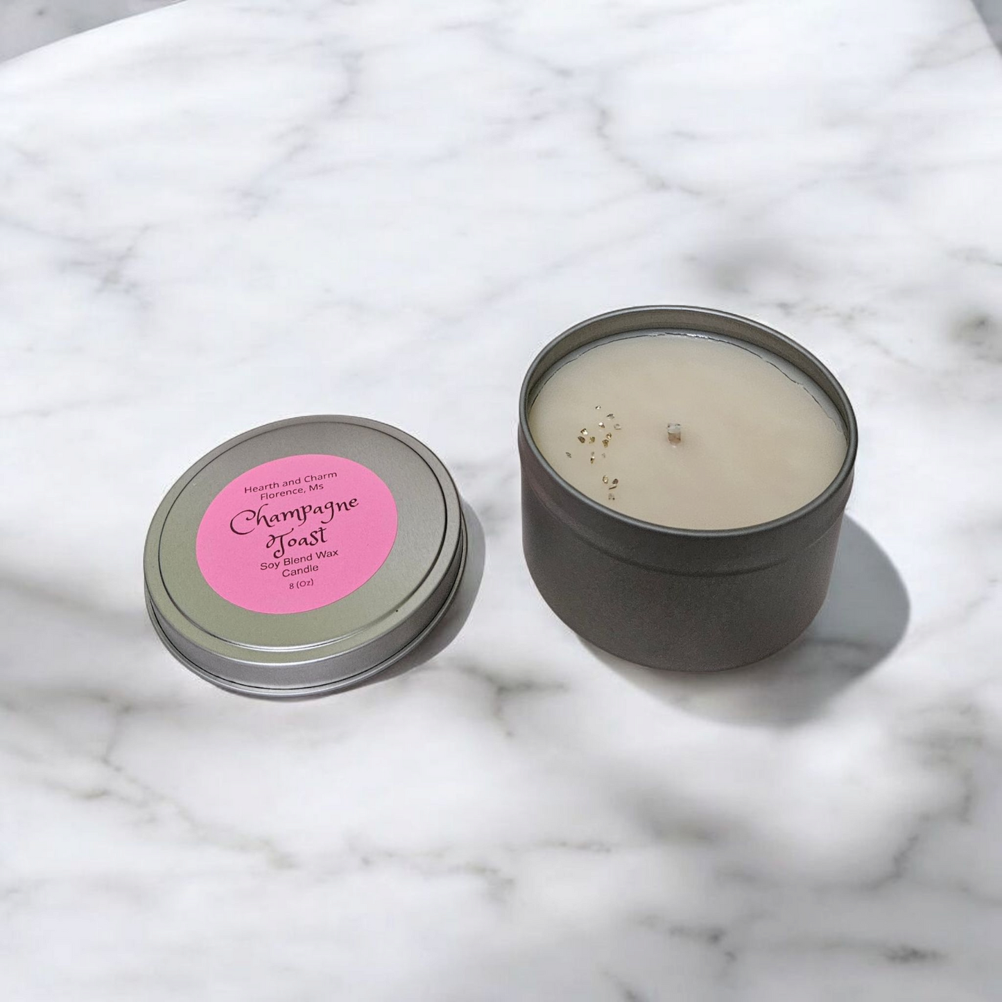 Champagne Toast Candle