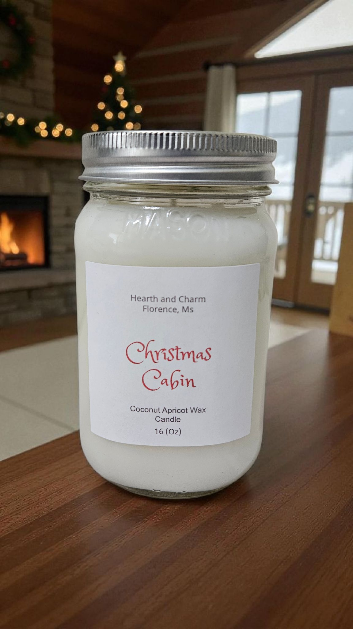 Christmas Cabin Candle