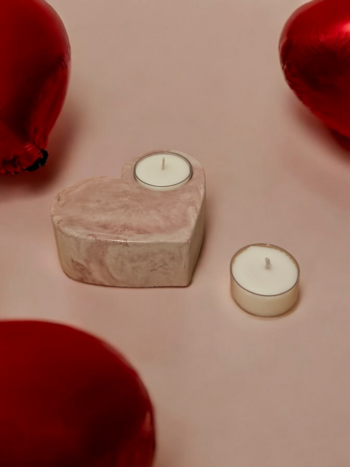 Heart Shaped Stone Tealight Holder