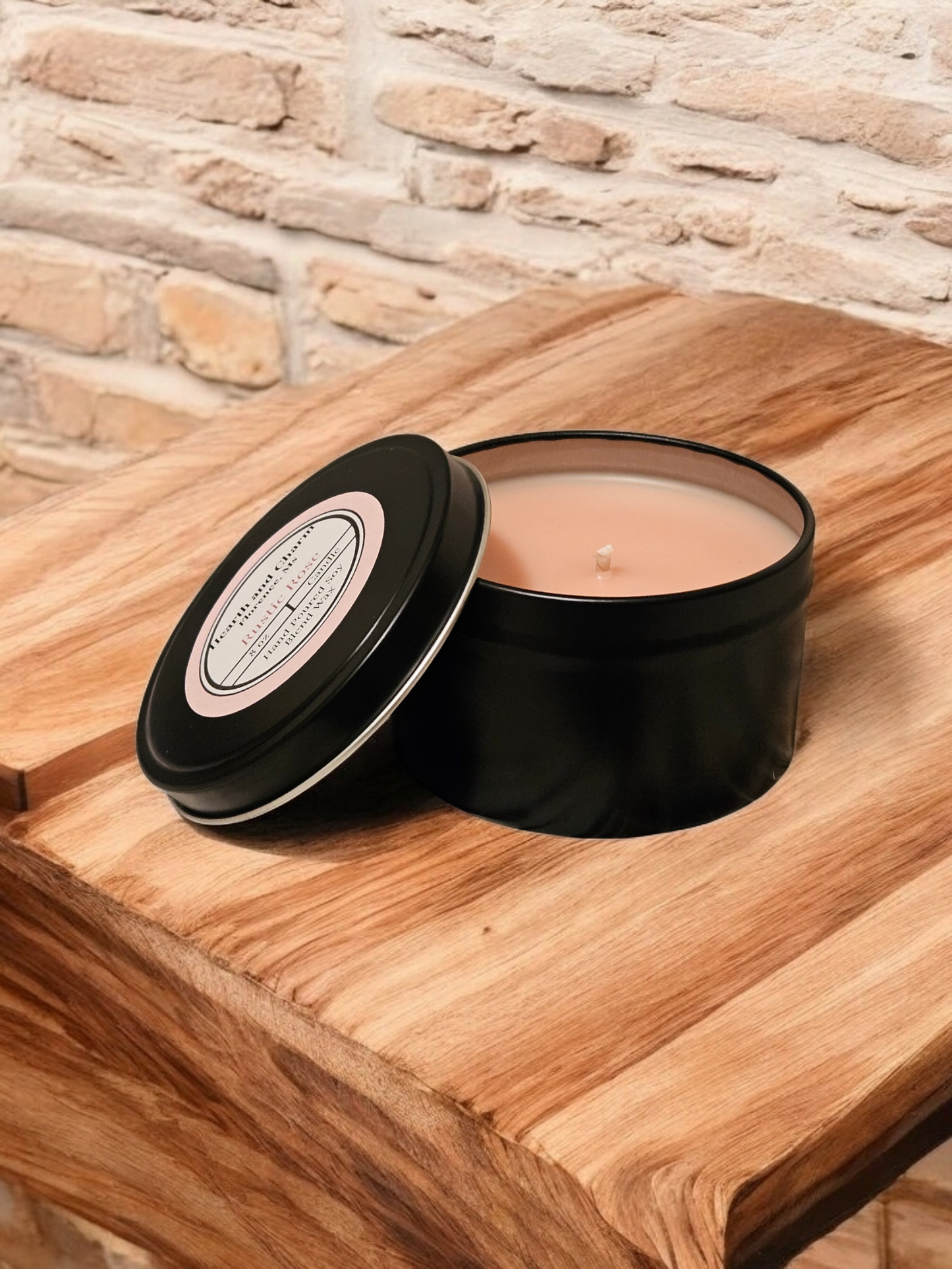 Rustic Rose Candle