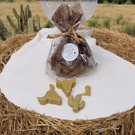 Bareback Jack scented wax melts, Shapes