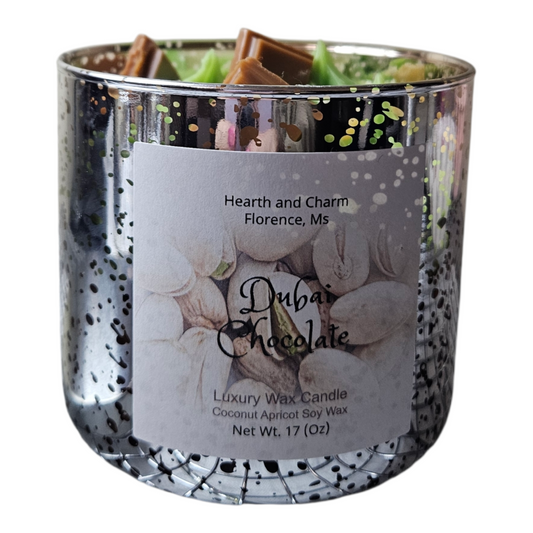 Dubai Chocolate Candle