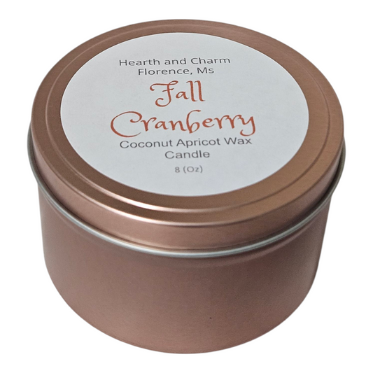 Fall Cranberry Candle