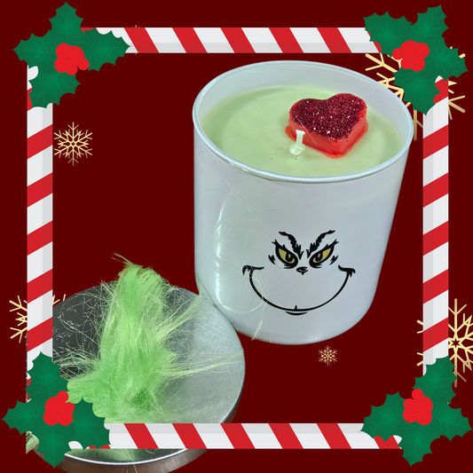 Grinch Spice Christmas Candle