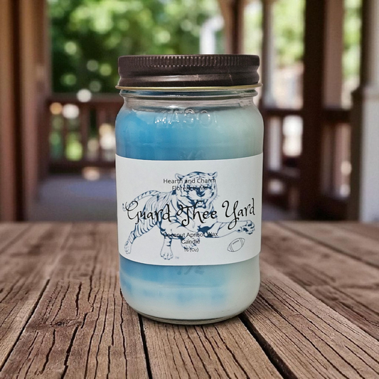 Guard Thee Yard Football Candle