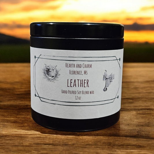 Leather Candle