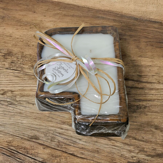 Magnolia Blossom Wood Candle
