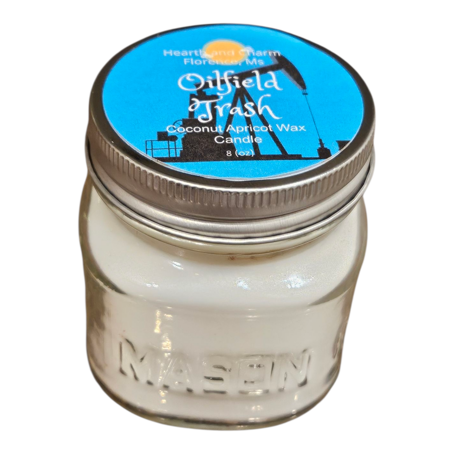Oilfield Trash Candle