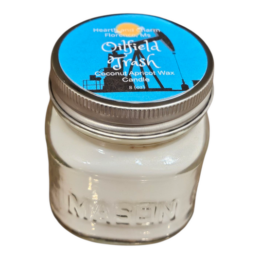 Oilfield Trash Candle