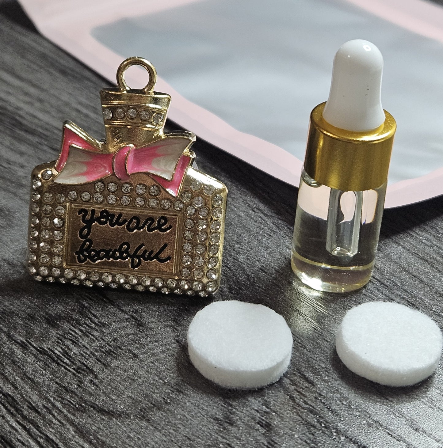 Designer Vent Clip Perfume shape Bottle